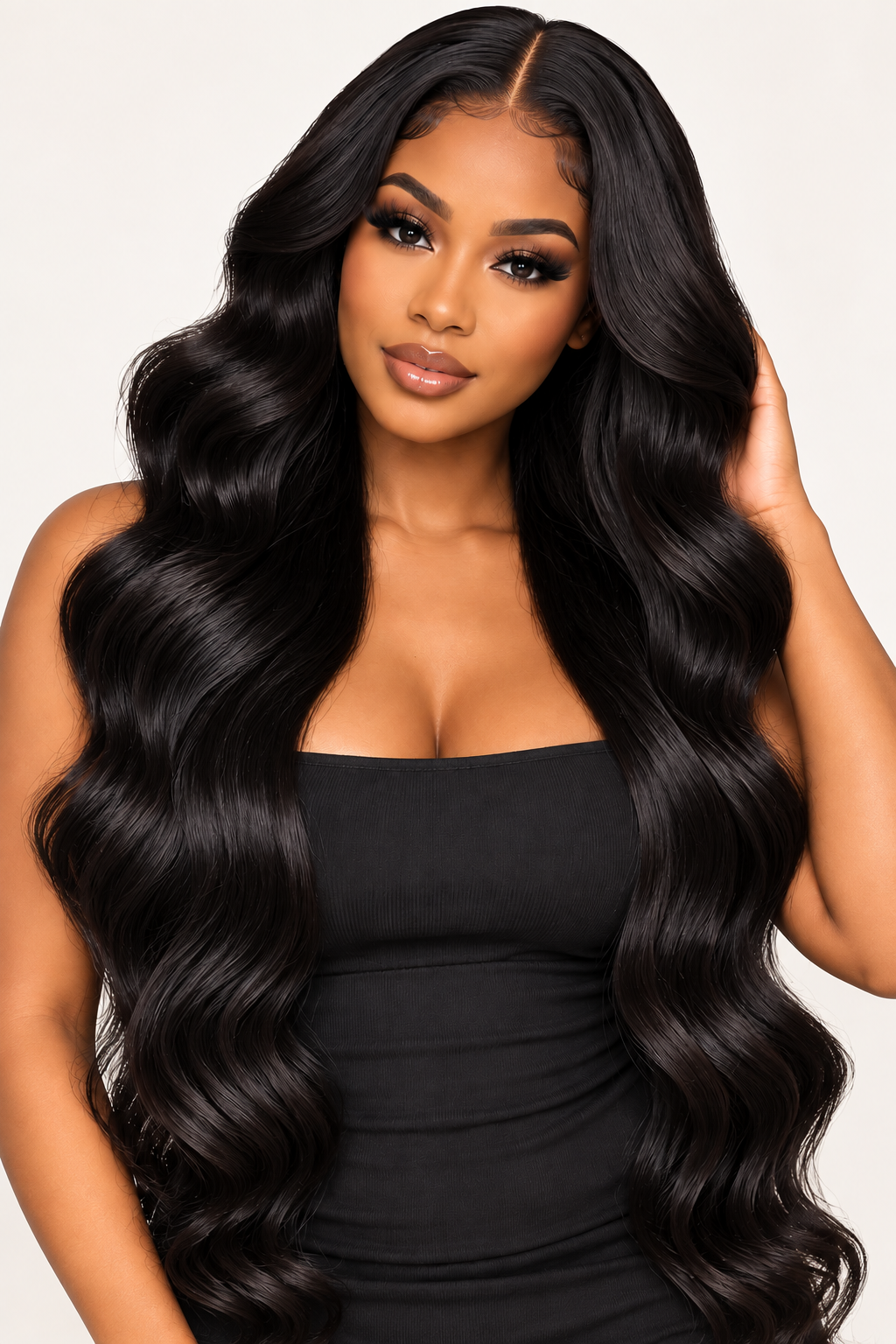 Luxury human hair body wave wig available at Big Boss Bundles in Pflugerville Texas